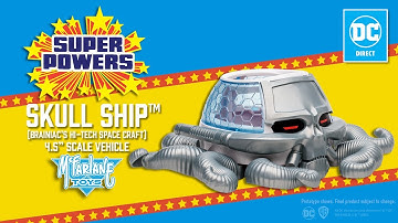 NEW DC Direct: Super Powers™ Skull Ship™ 4.5" Scale Vehicle | Action Figure Showcase