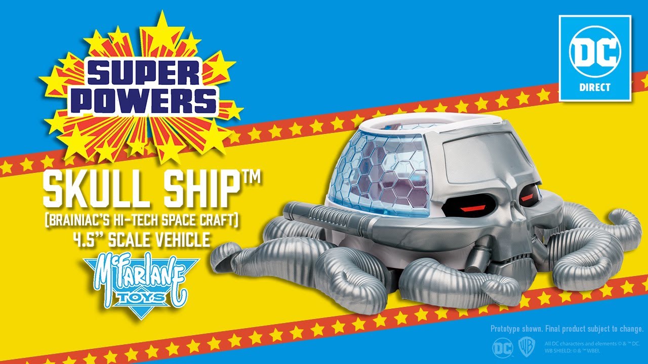 Skull Ship: Brainiac's Hi-Tech Space Craft (DC Super Powers