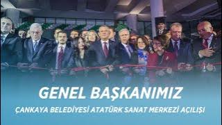 CHP PRESIDENT ÖZGÜR ÖZEL - ÇANKAYA MUNICIPALITY ATATÜRK ART CENTER OPENING 20/10/2025