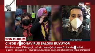 Çinde Koronavirüs Salgını 130 Kişi Öldü 6.000 Kişiye Virüs Bulaştı 29.01.2020 Wuhan Corona Virüs