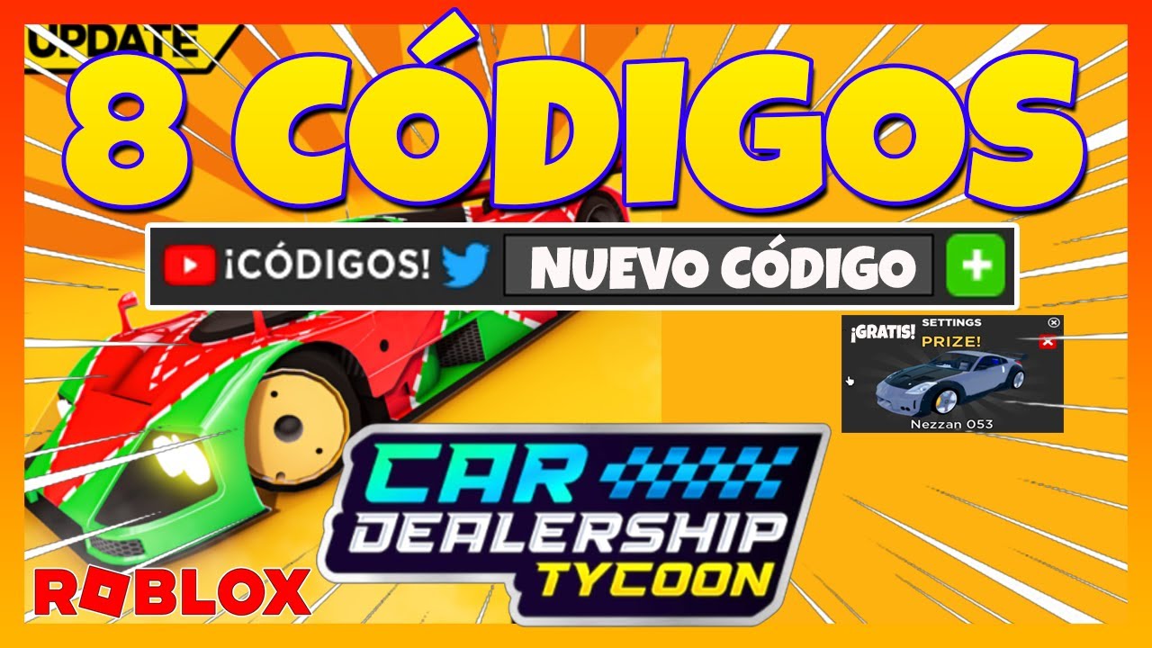 Nuevo código🚗8 CODIGOS ACTIVOS de CAR DEALERSHIP TYCOON Roblox en Junio ...
