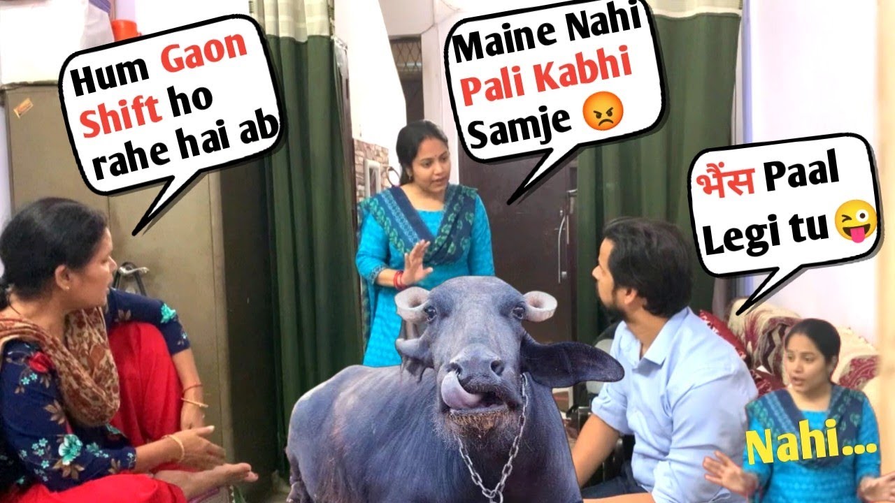 Hum Ab Gaon Me Rahenge 😜 II Sabke milkar Mona pe prank Kiya 😂 II prank On Wife II Jims Kash