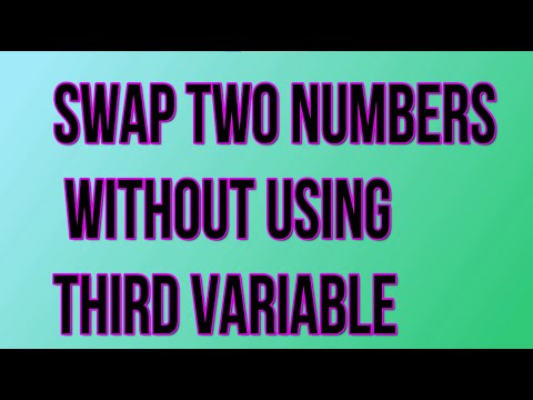 Swap Two Numbers Without Using Third Variable | Multiple Ways to Swap Two Numbers in C#