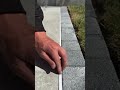 the process of installing lights in the gaps in the paving in the yard #construction #shorts