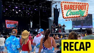 Barefoot Country Music Fest Wildwood 2022  Recap