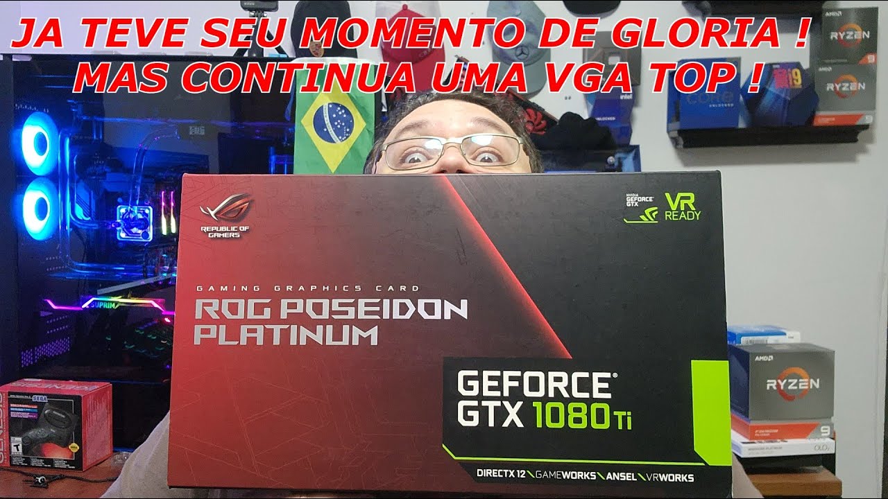 Unboxing GTX 1080ti ASUS POSEIDON ! BLOCADA DE FABRICA ! 