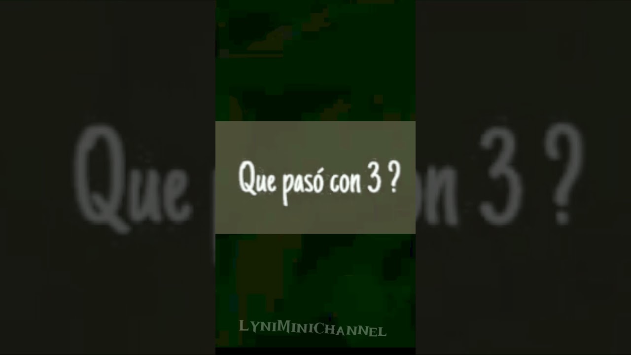 yo soy 1 yo soy 2 y yo soy 4...