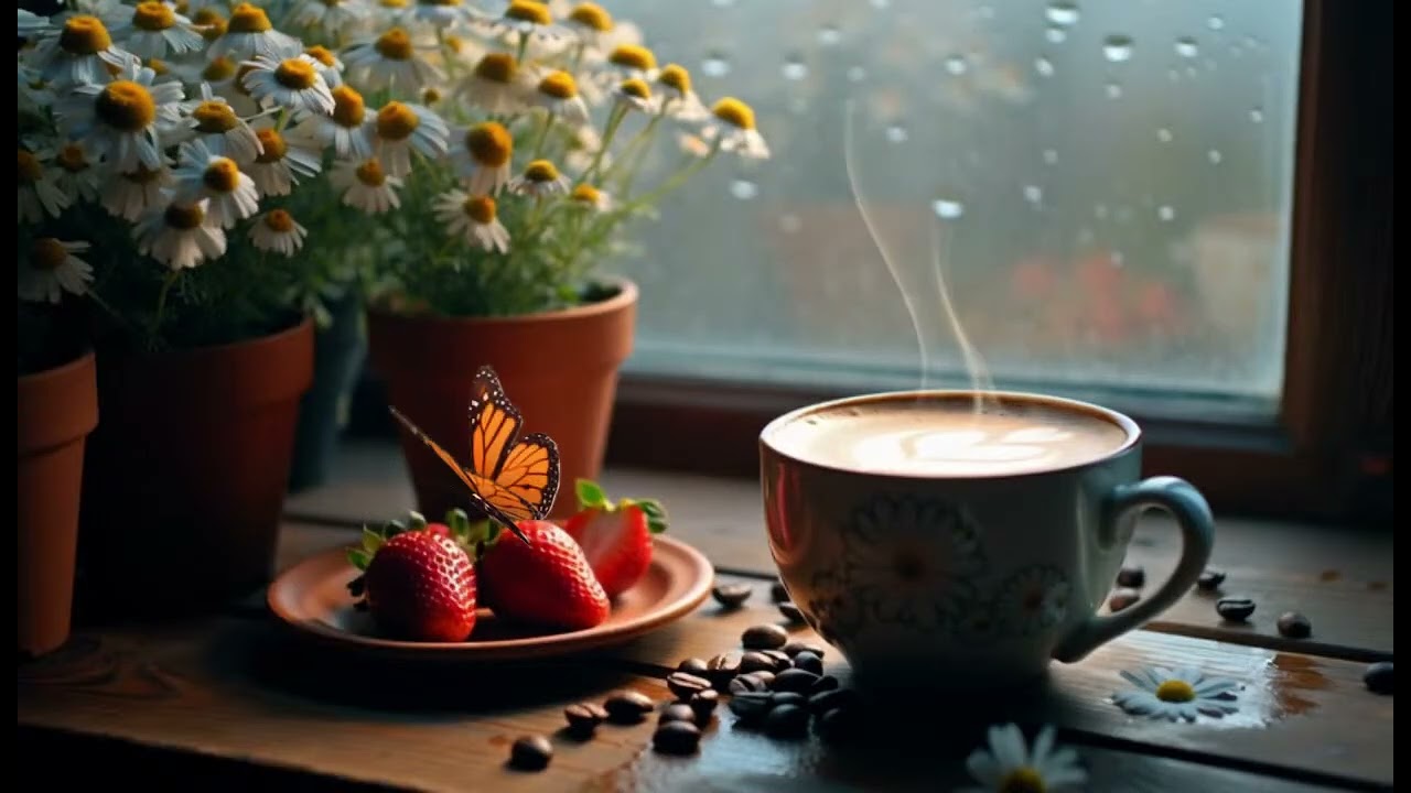 Positive July Jazz ☀️ Jazz Café Ambience – Peaceful Background Music 2