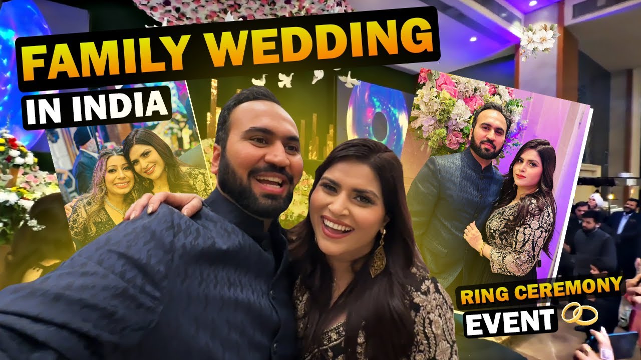 Finally Attending Our Family Wedding Event In India | Ring Ceremony Event | UK to Indian Vlog