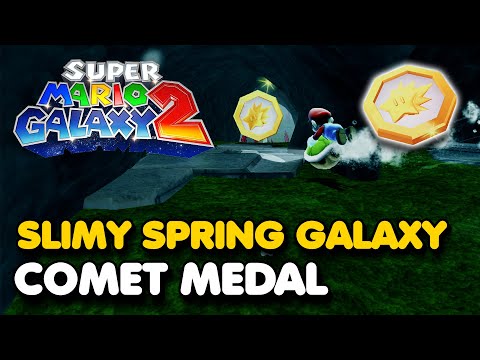 Super Mario Galaxy 2 Slimy Spring Galaxy Comet Medal Location 