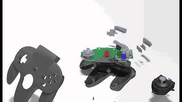 N64 Controller Solidworks