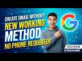 NEW Working Method | How to Create Gmail Without Phone Verification (2026)