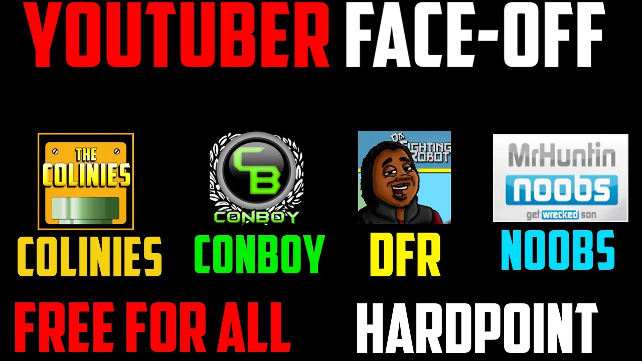 iCONBOY vs. TheCoLiNieS vs. DaFightingRobot vs. MrHuntinNoobs - FFA Hardpoint