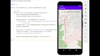 Introduction and Building first mapping app with the ArcGIS Runtime SDK for Android screenshot 2