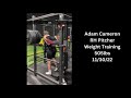 Adam cameron rhp weight training 505 lbs 113022