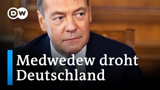Bei einer Festnahme Putins in Deutschland droht Medwedew mit Raketen | DW Nachrichten