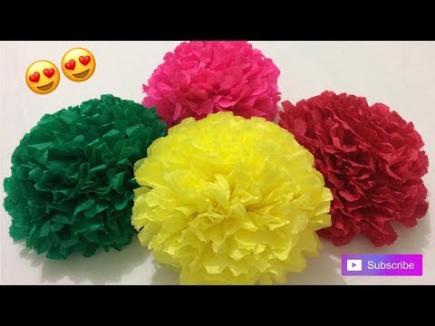 Vídeo: Como Fazer Flores De Papel Crepom