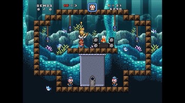 Super Mario Bros. X (SMBX) Custom Level - Funky Underwater Park [Part 1]  (40 Subscriber!!)