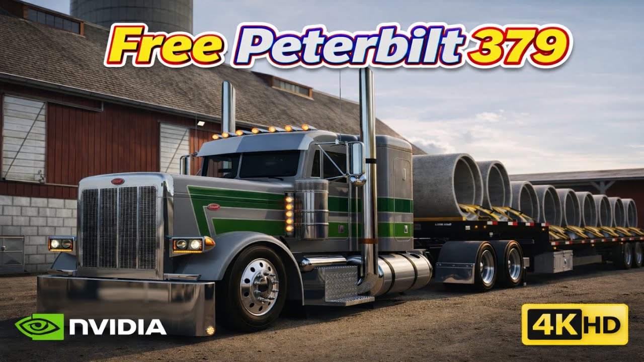 *Free Peterbilt 379*Cummins ISM* Concrete Hauled Colorado Springs to Pueblo*JBX2/TAA* ATS 4K 1.57