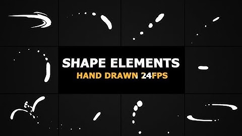 Swirling Shape Elements Pack Stock Motion Graphics