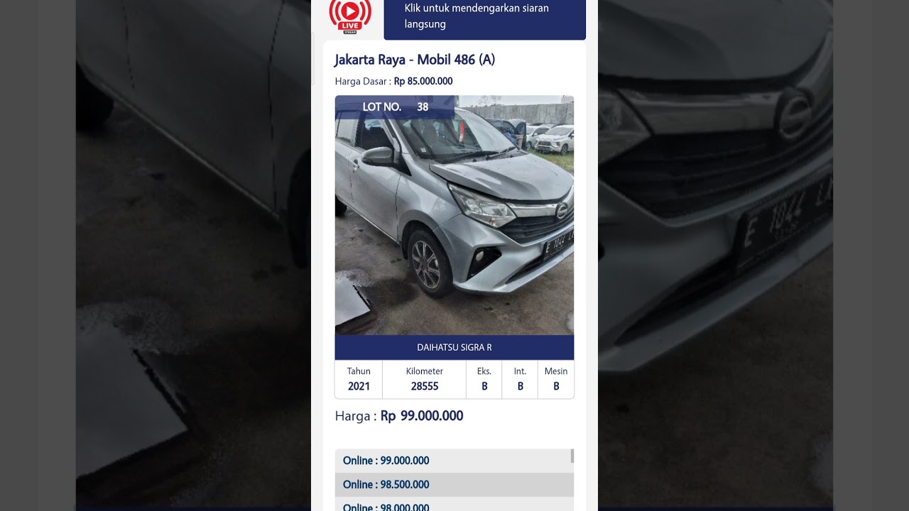 daihatsu sigra 2021 85juta 