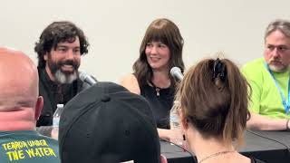 Katie Featherston & Micah Sloat Paranormal Activity panel at Monster-Mania 66 on 3/7/2026 (1).