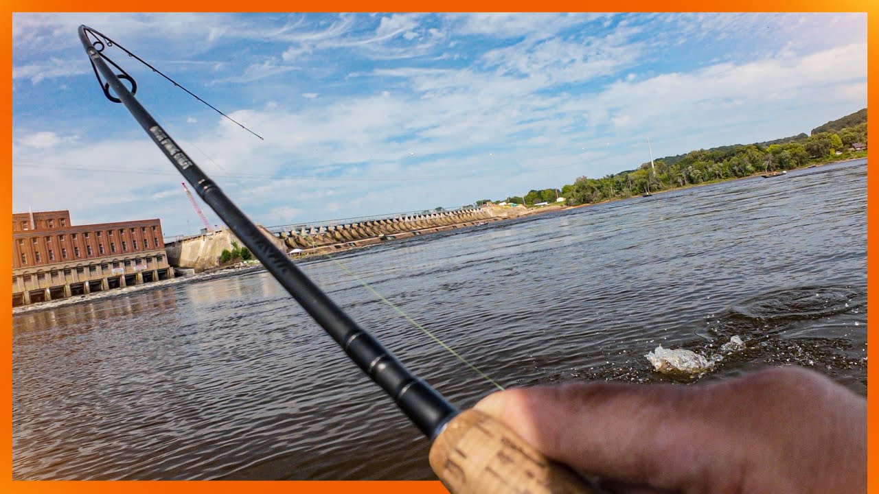 Fishing for Anything That Bite | Prairie Du Sac Dam Wisconsin