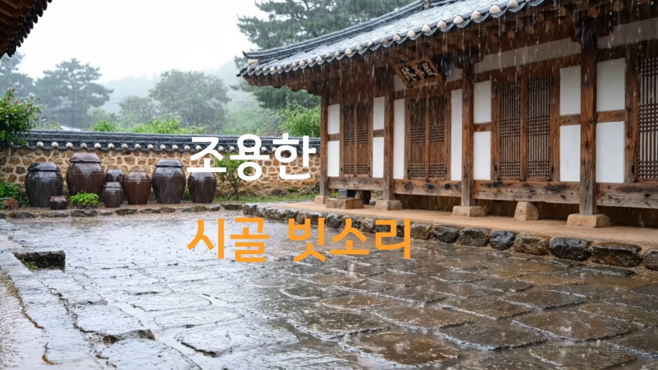 빗소리ASMR/깊은 수면을 위한 빗소리/잠 안올 때 듣는 빗소리