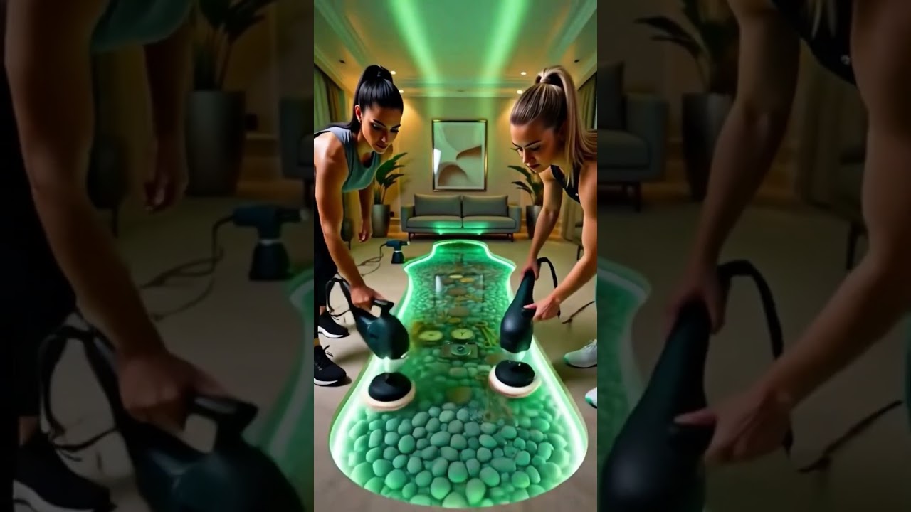 Wow! This Luxury Living Room Epoxy Floor Looks Unreal