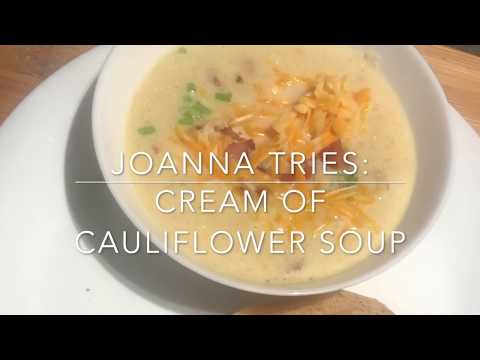 Recipe: Cream of Cauliflower Soup