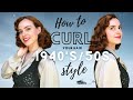 How I Curl My Hair | 1940&#39;s 50&#39;s Hair Tutorial