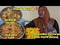 Masak banyak  menyambut keluarga mas munir datang