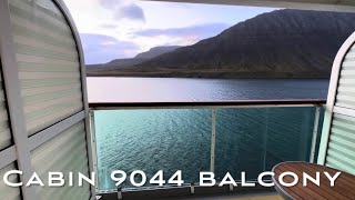 Jewel of the Seas - Royal Caribbean - spacious balcony cabin 9044 - larger balcony cabin