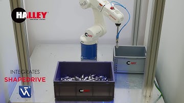 Halley Machine Vision - RA.ZE Bin Picking of Rotors with Wenglor ShapeDrive