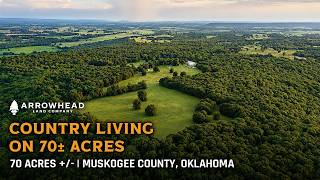 LAND FOR SALE: 70± Acre Country Home & Farm in Muskogee County, Oklahoma
