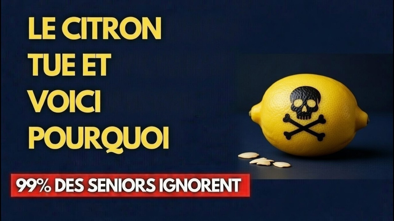 Après 60 ans : Ne mélangez jamais le citron avec ces 3 aliments (danger pour votre santé)