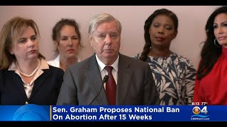 Sen. Lindsey Graham Proposes Nationwide 15-Week Abortion Ban