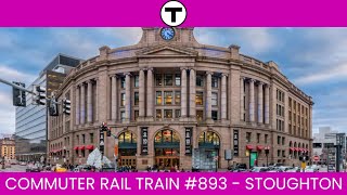 MBTA Commuter Rail Train 893 - Stoughton Boarding Call Announcements at South Station