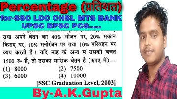 #percentagesagirahmad#math# प्रतिशत (Percentage) Sagir Ahmad Math Solutions