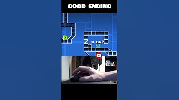 Geometry Dash: Cube Trap Good Ending! #shorts