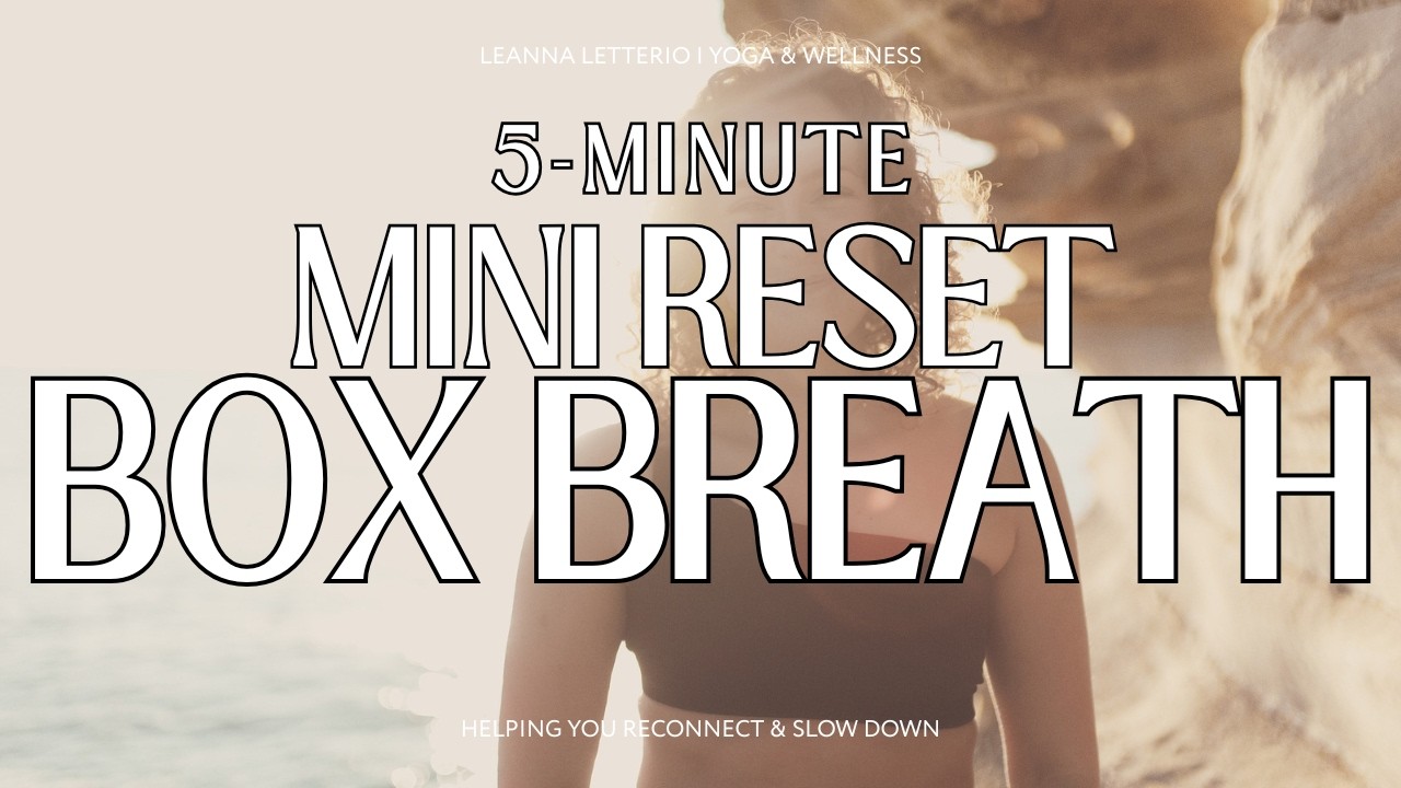 5 Minute Box Breathing Meditation | Calm Anxiety & Reset Your Nervous ...