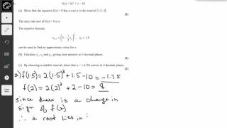 Edexcel IAL Math past paper (C34 June 2014 Q1)
