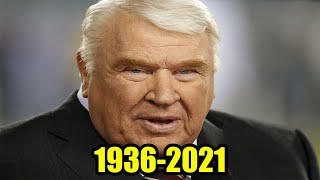 Famous NFL LEGEND and ICON John Madden DIES at age 85! Net Worth