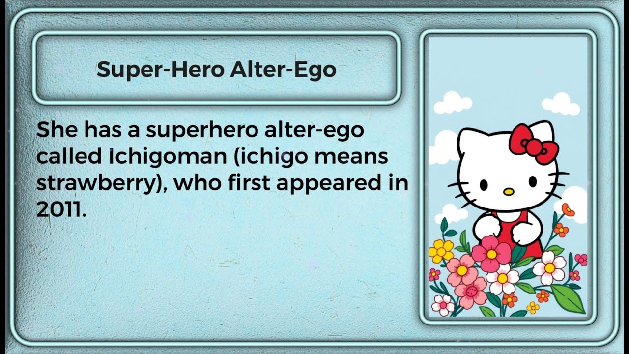 Hello Fact 30 Amazing Hello Kitty Facts You Didn't Know | The SECRET Behind the ...
