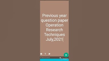 #M.sc Maths#Pre.Year Ques.Paper Operation Research july,2021#Mdu#CBCS Schm#Dhingra