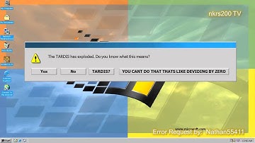 Microsoft Sam reads Funny Windows Errors Season 7 Episode 2