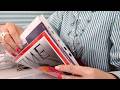 ASMR Rifling Through Time Magazine (Plastic Sheet Protectors, Some Ripping & Cutting) • No Talking