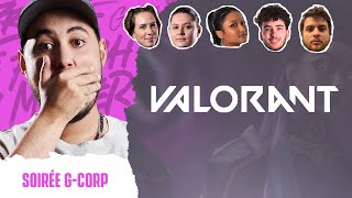 SOIRÉE VALORANT AVEC LA G-CORP (ft. Cam, Élise, Shaina, Yann & Mayu) - Live Complet GOTAGA