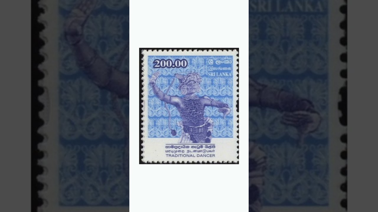 Traditional Dancer | Stamps issued in 2000 | Pehesara Stamps 😀🇱🇰