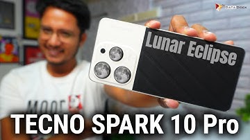 TECNO Spark 10 Pro - Lunar Eclipse Edition with 16GB Ram, Leather Texture Design, 6.78" FHD 90Hz